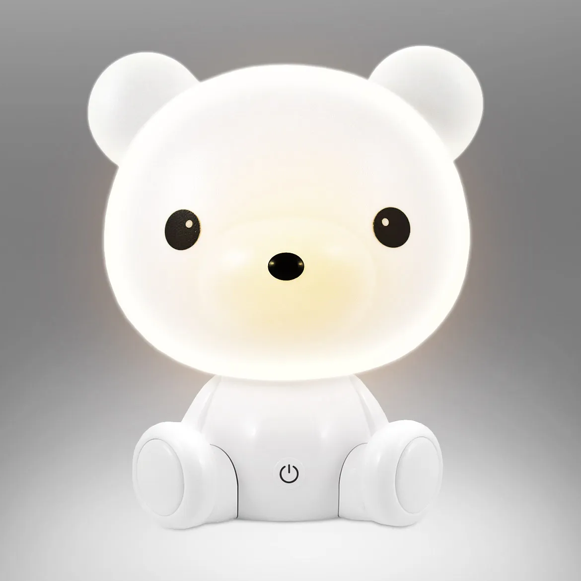 Stona lampa  Bear LED bela