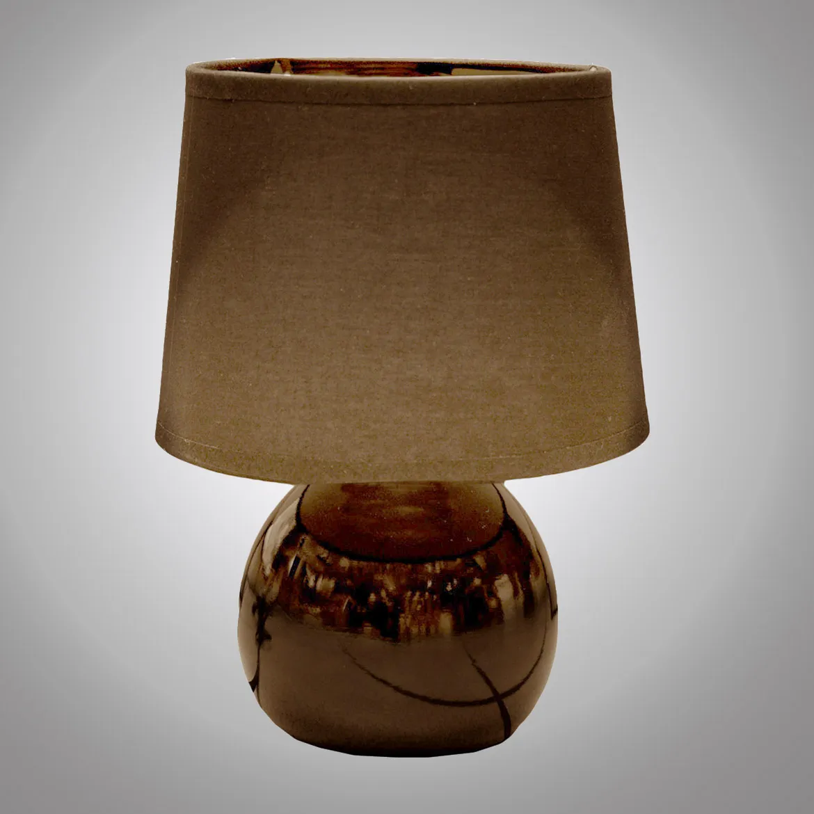 Stona lampa  Color braon