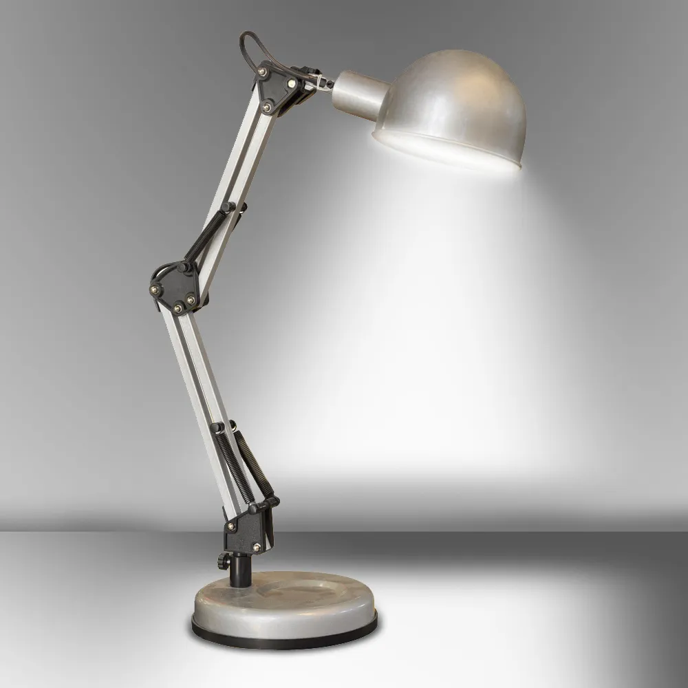 Stona lampa  Flesh srebrna