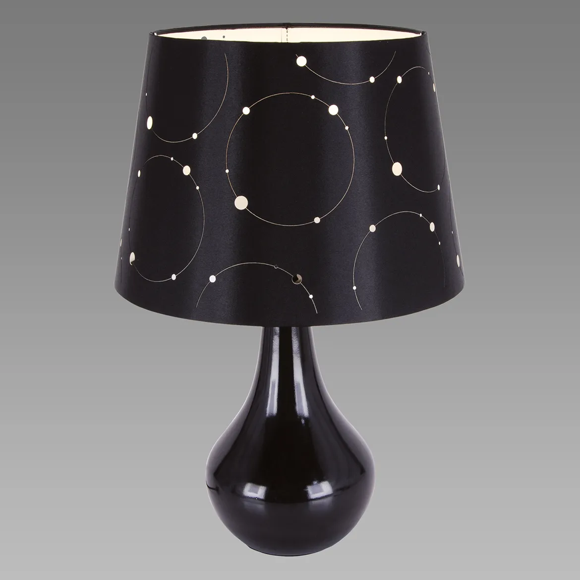 Stona lampa  Larysa 30,5x46,5cm crna