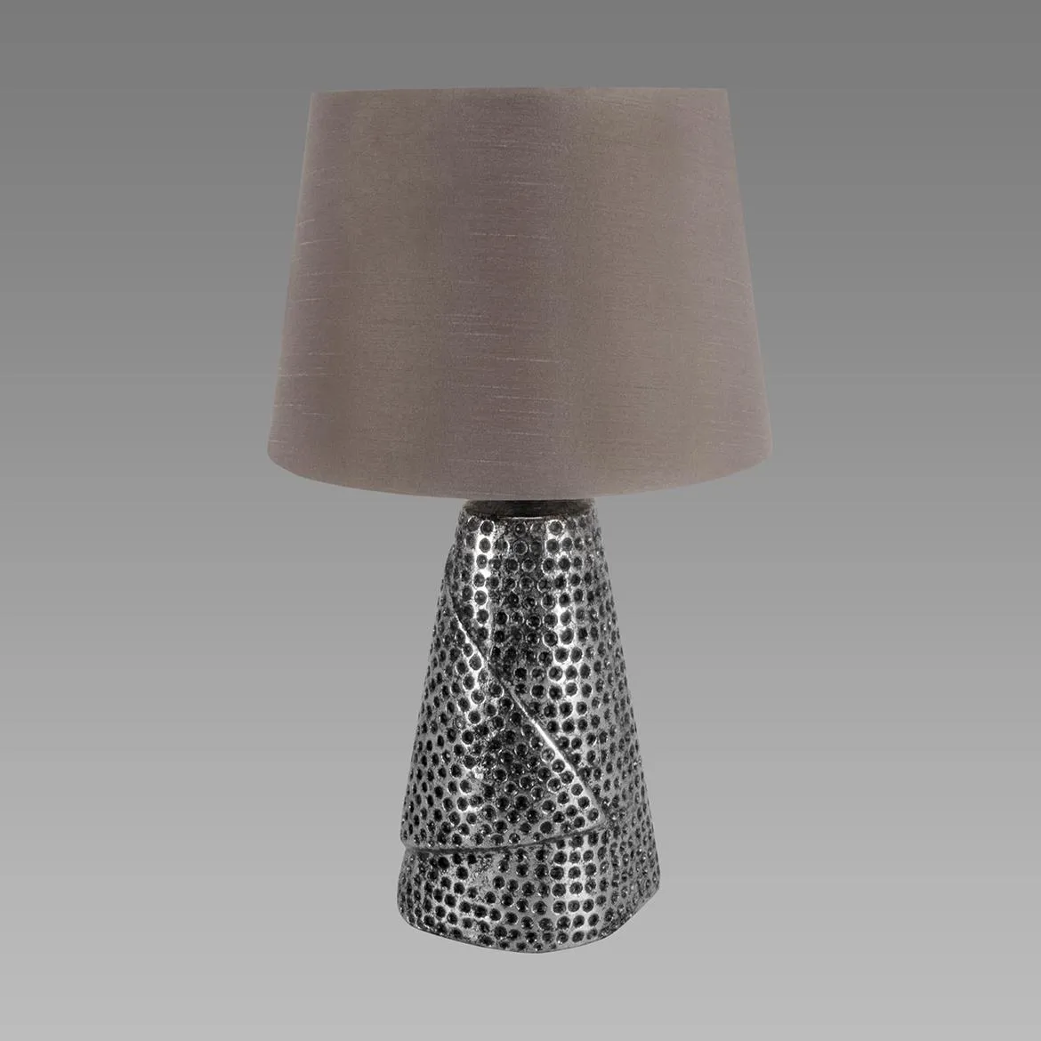 Stona lampa  Magda srebrna