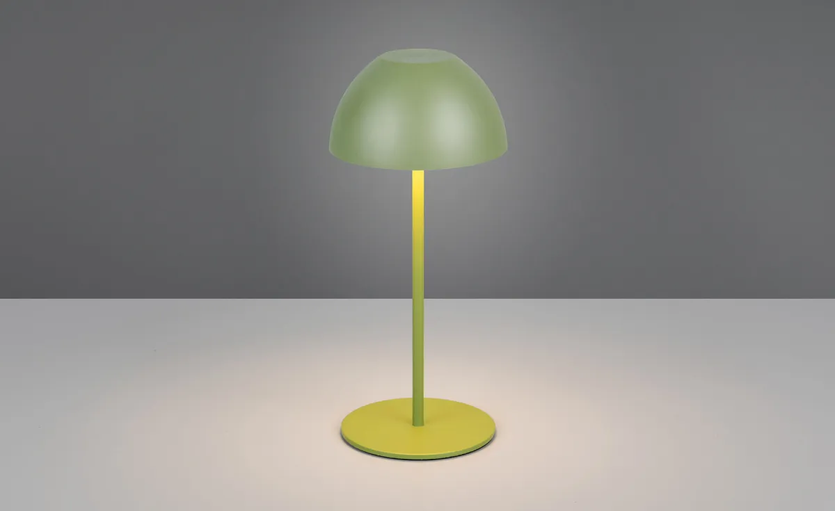 Stona lampa Ortiz LED zelena