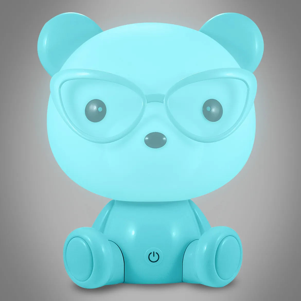 Stona lampa  Teddy Bear Eyeglass LED plava
