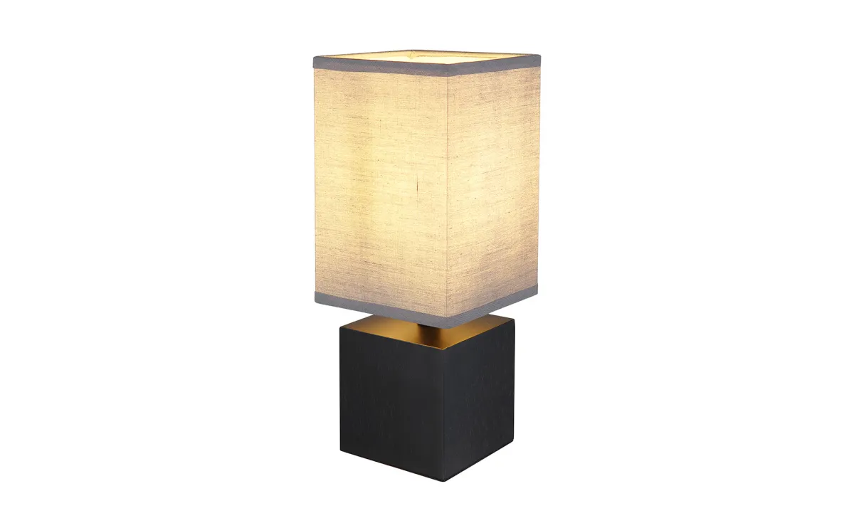 Stona lampa Valentino Cube crna