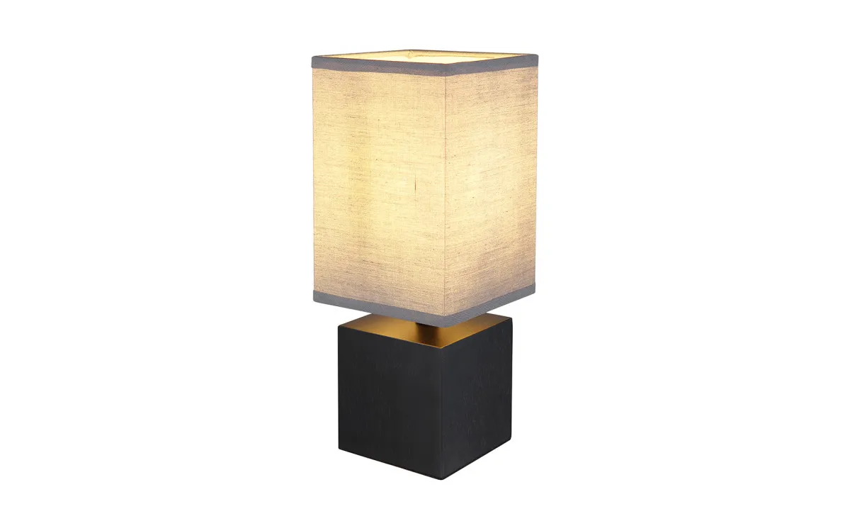 Stona lampa Valentino Cube crna