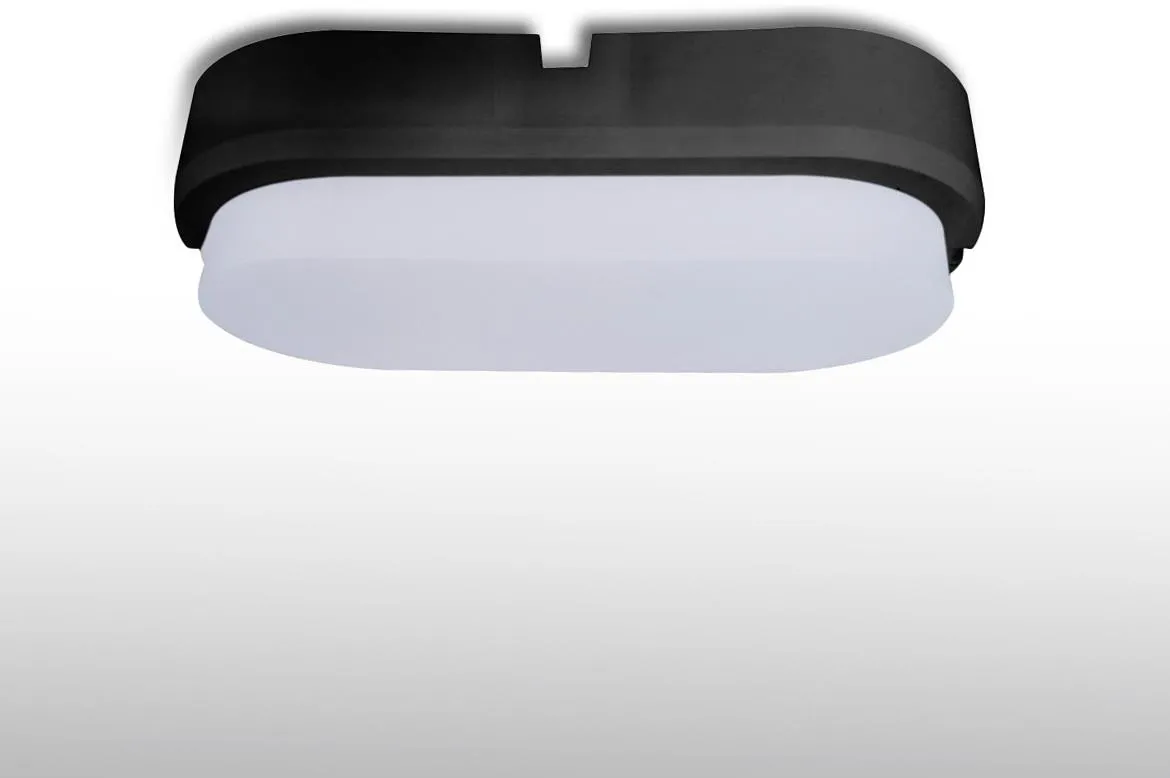 Stropna lampa Log 15W  4000K crna