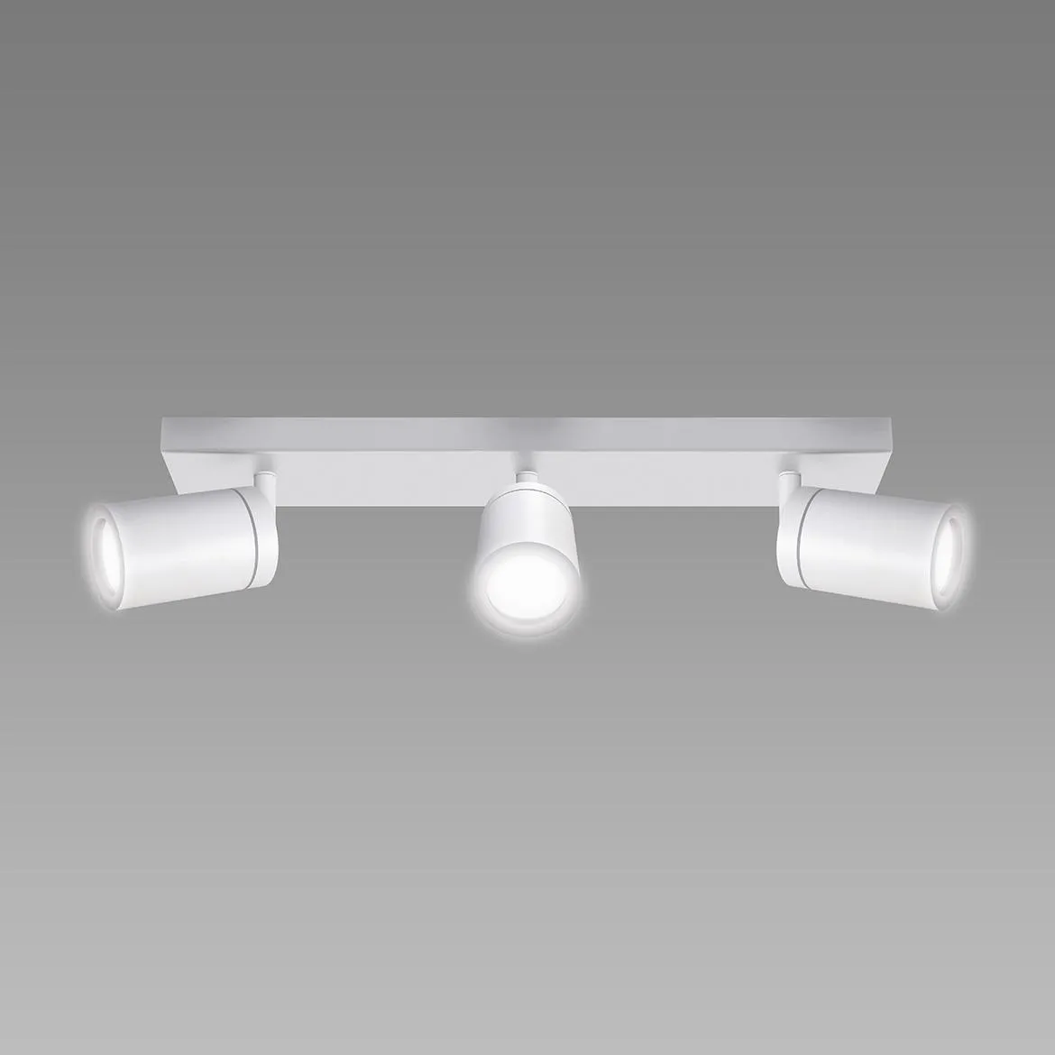Stropna lampa Tenor 3 bela