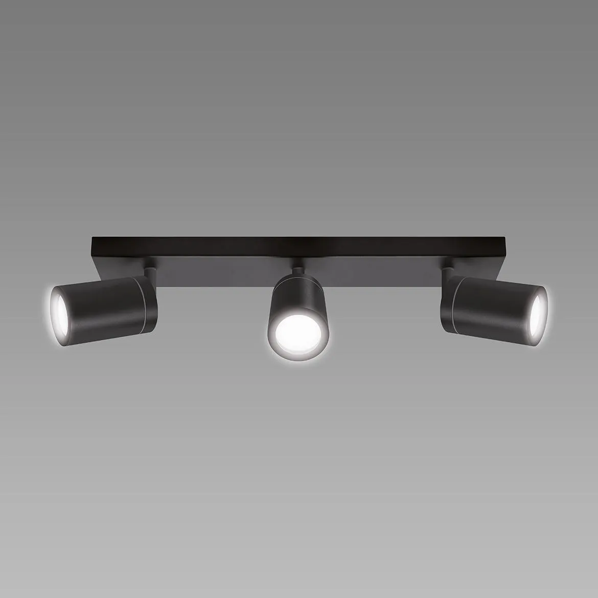 Stropna lampa Tenor 3 crna