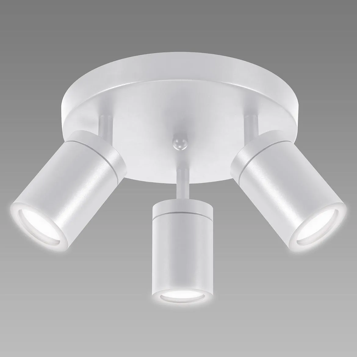 Stropna lampa Tenor round 3 bela