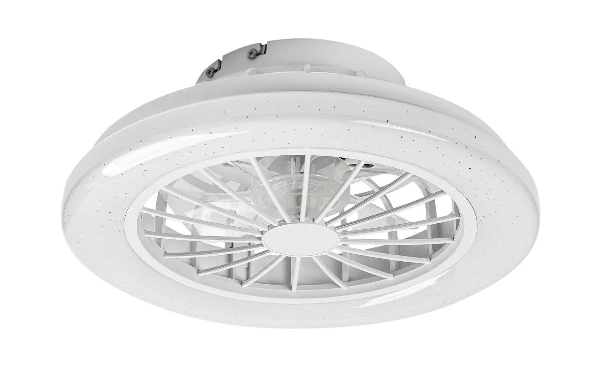 Stropni ventilator dalfon led beli