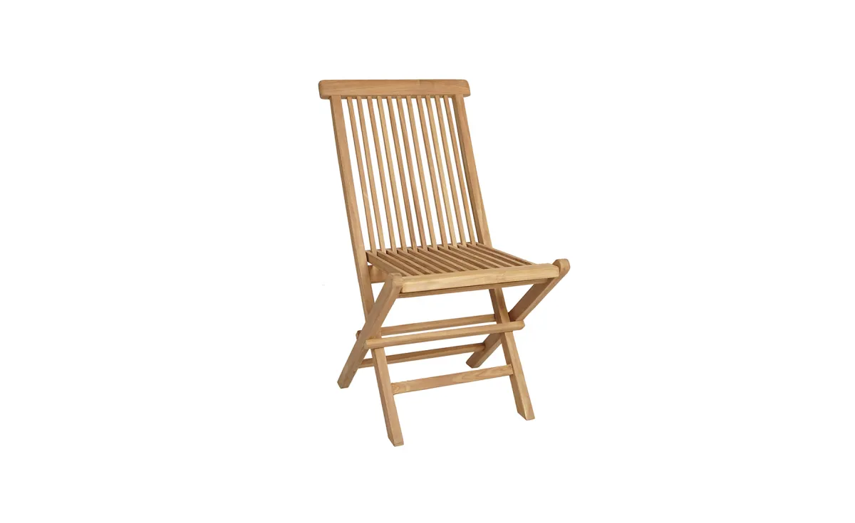 Sumatra sklopiva stolica 45x47x90 cm tikovina
