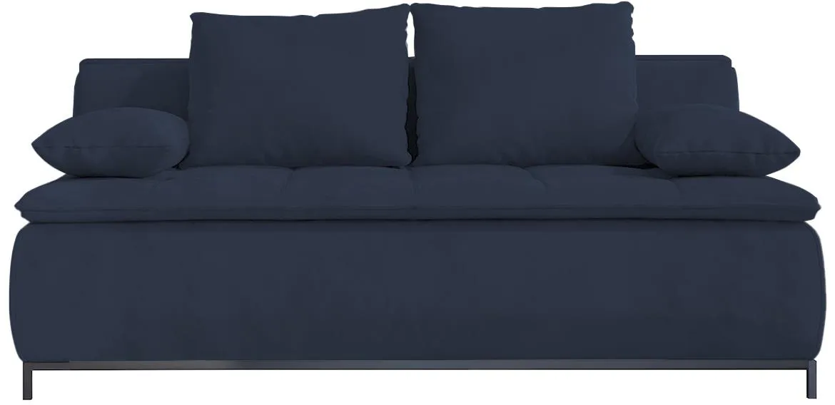 Sweet trosjed s ležajem i prostorom za odlaganje 204x106x91 plava Whisper 13