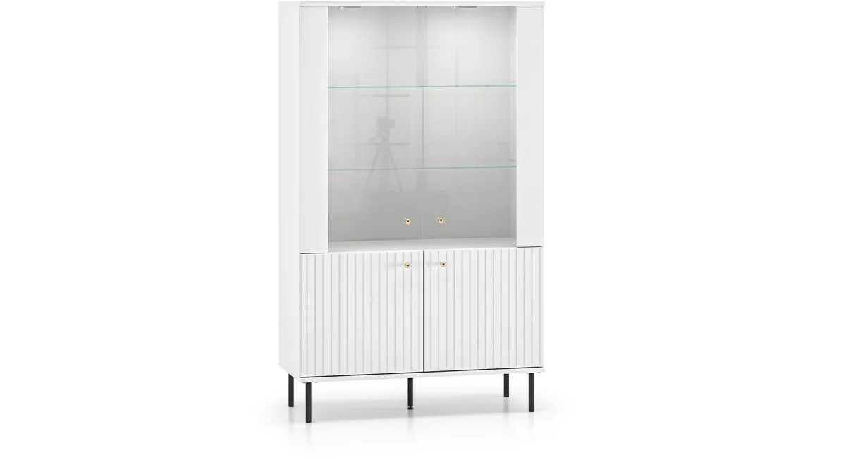 Tala vitrina 92x40x151 cm bela