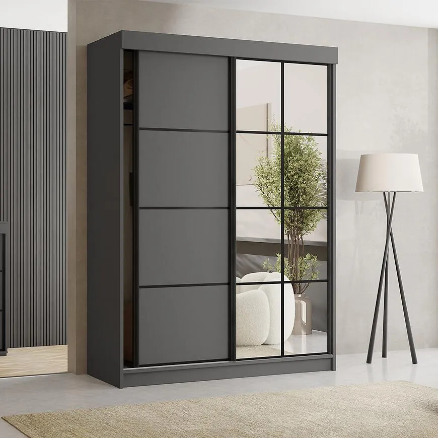TANGER KL.ORMAR + OGLEDALO  167X59X205 KAŠMIR