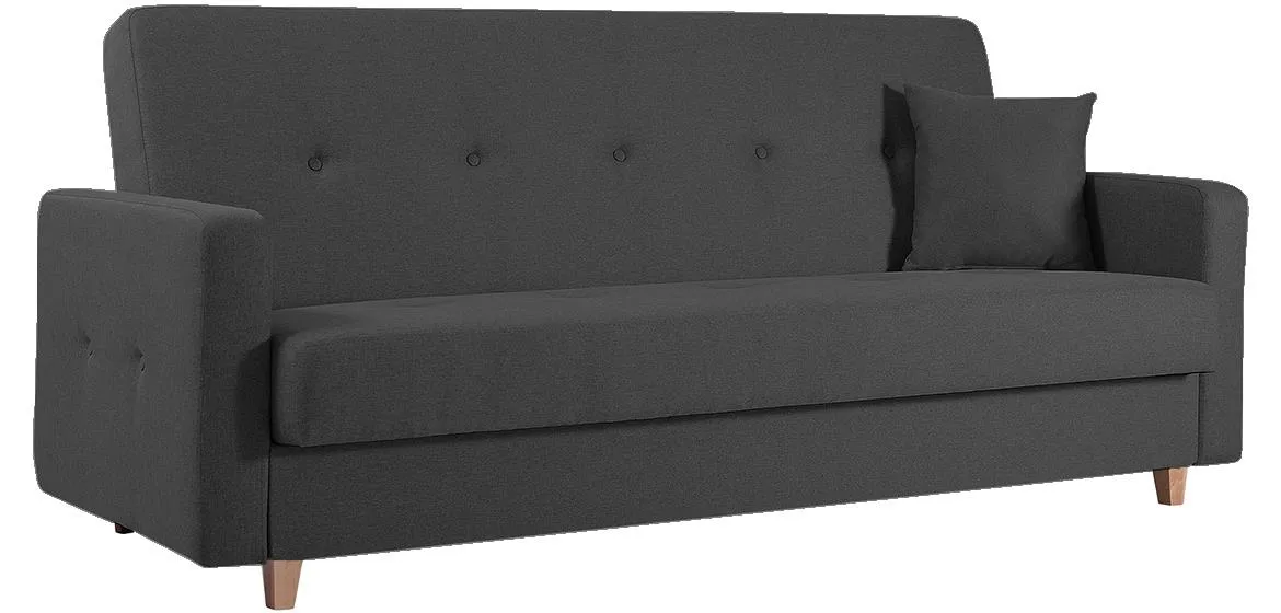 Tango trosjed s ležajem 215x90x95 Manila 19 siva