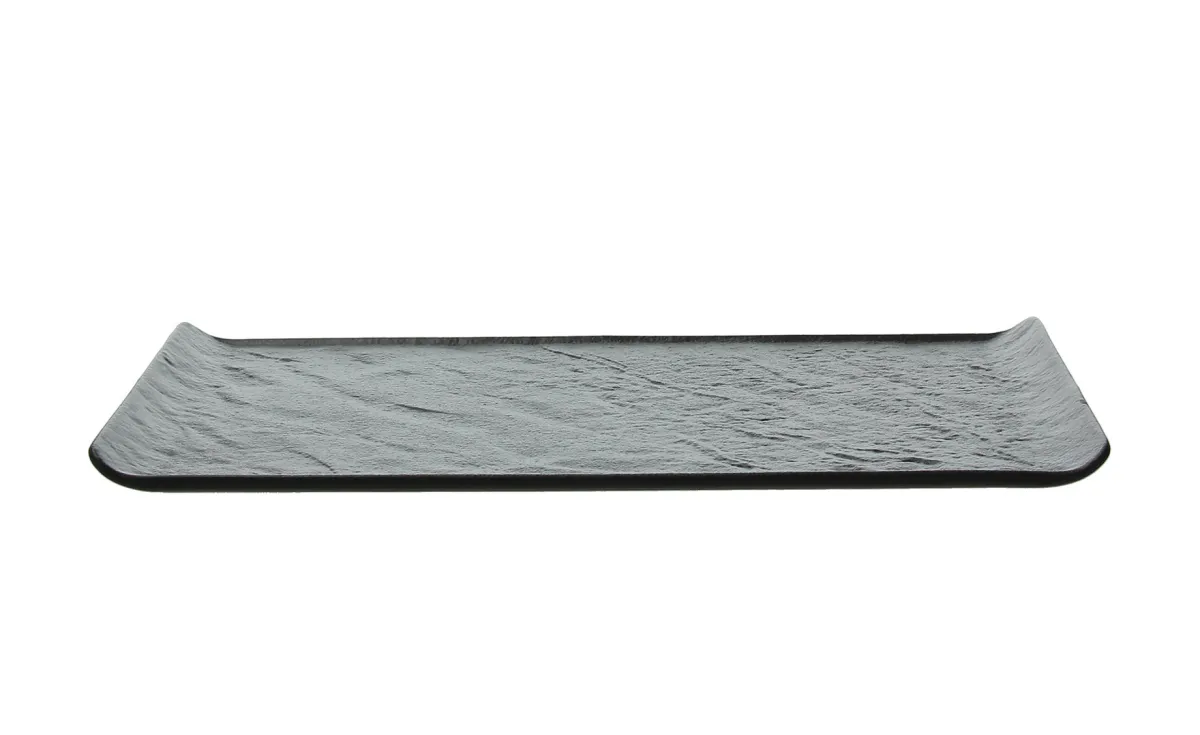 Tanjir za serviranje Vulcania 33,5x20,5cm crni