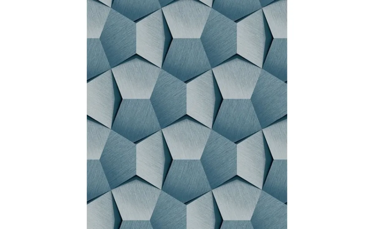 Tapeta cubes plava