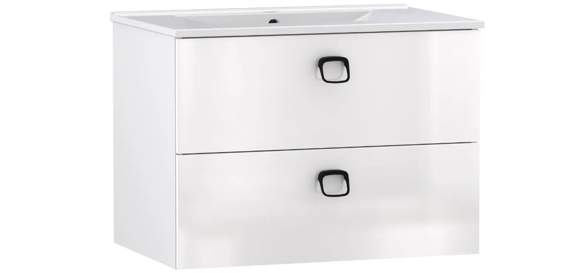 Teone 70 2S kupatilska baza sa umivaonikom 70x46x50 cm bela
