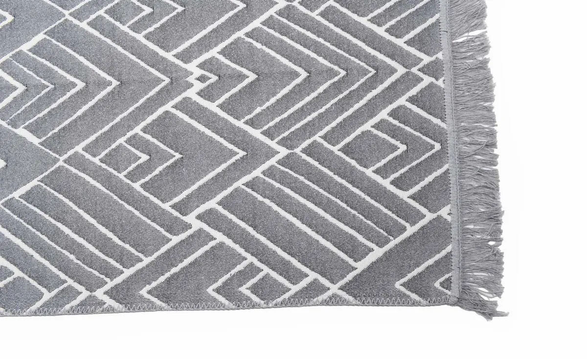 Tepih Boho Kilim 80x200cm sivi