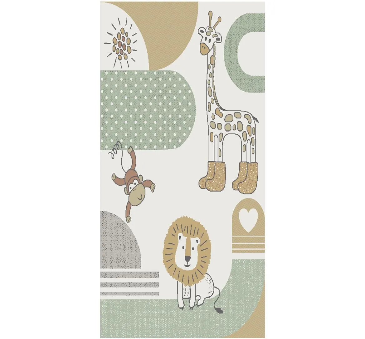 Tepih Bond Zoo 140 x 200 cm zeleni