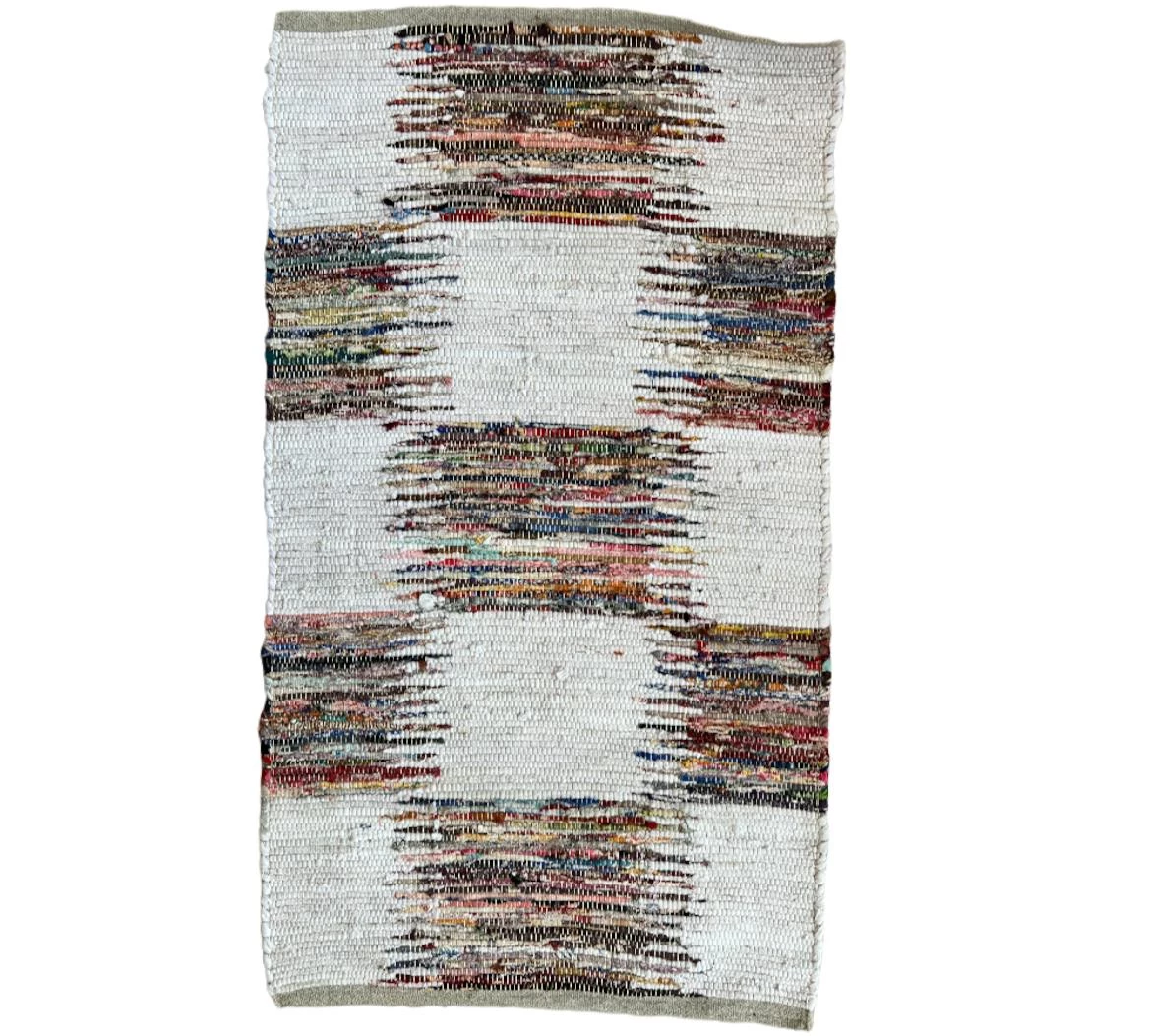 Tepih Chindi Cube 70x130cm bež