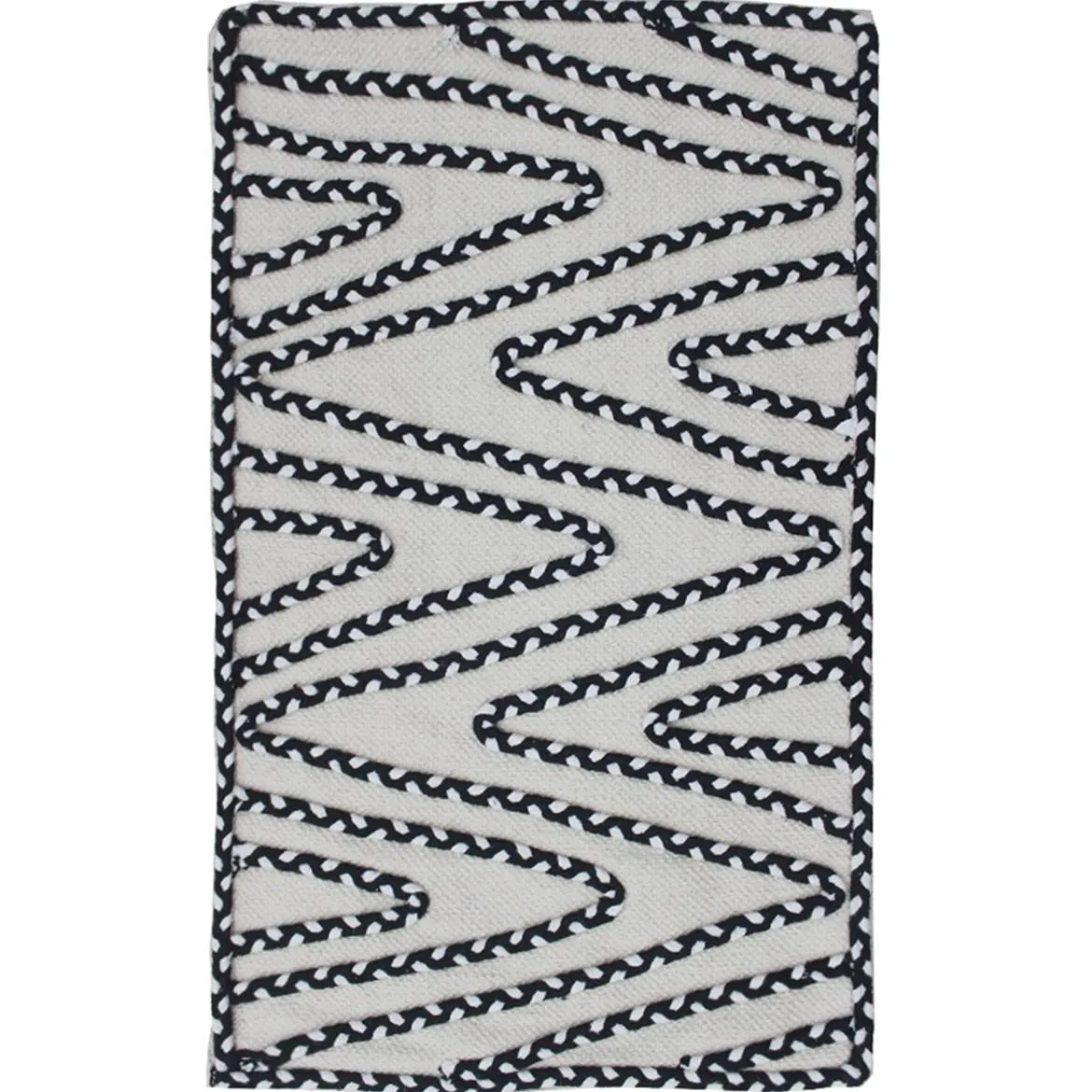 Tepih Dywan Harringbon 80x150cm crni