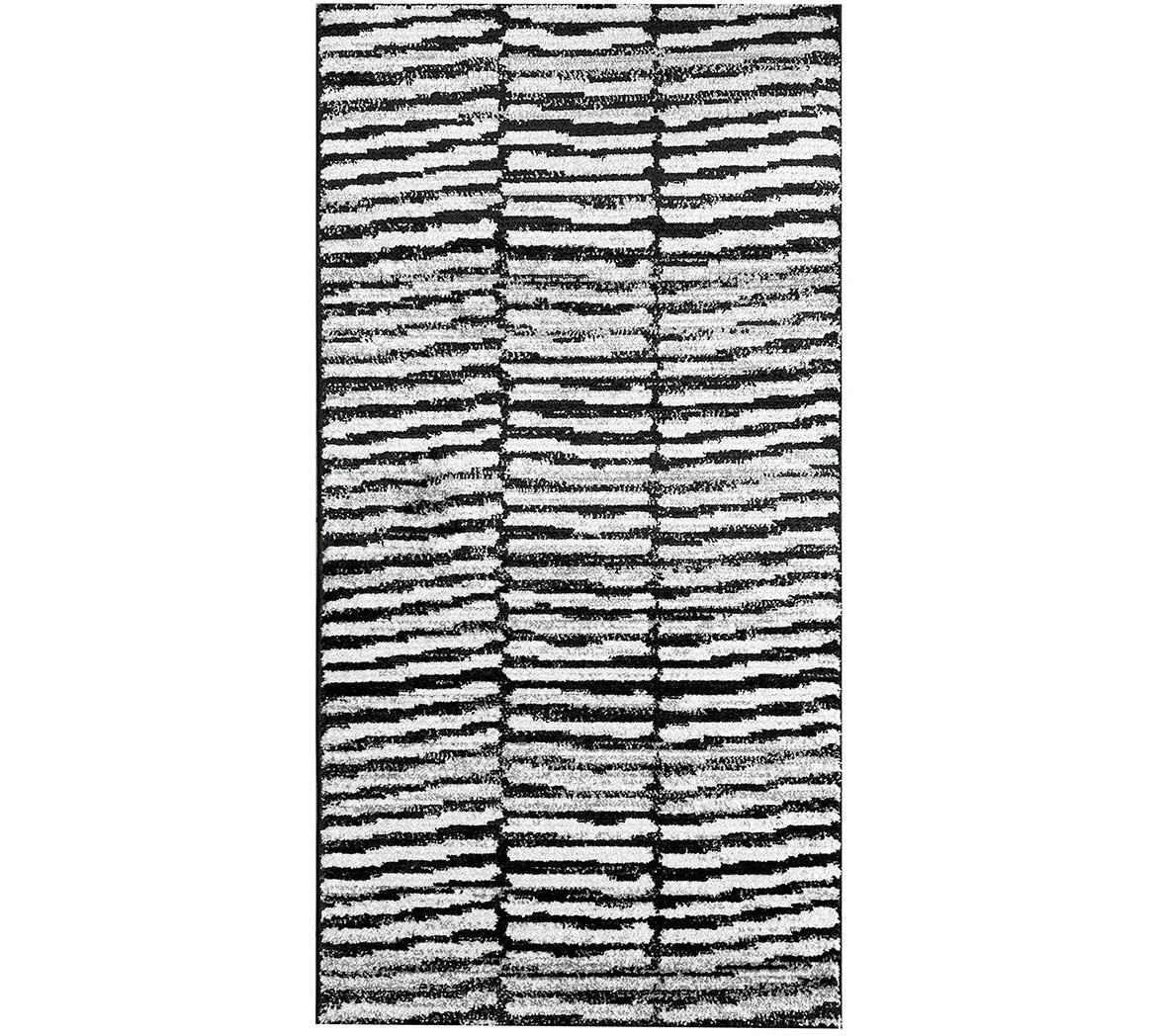 Tepih Frisee Capri Stripe 80 x 150 cm sivi