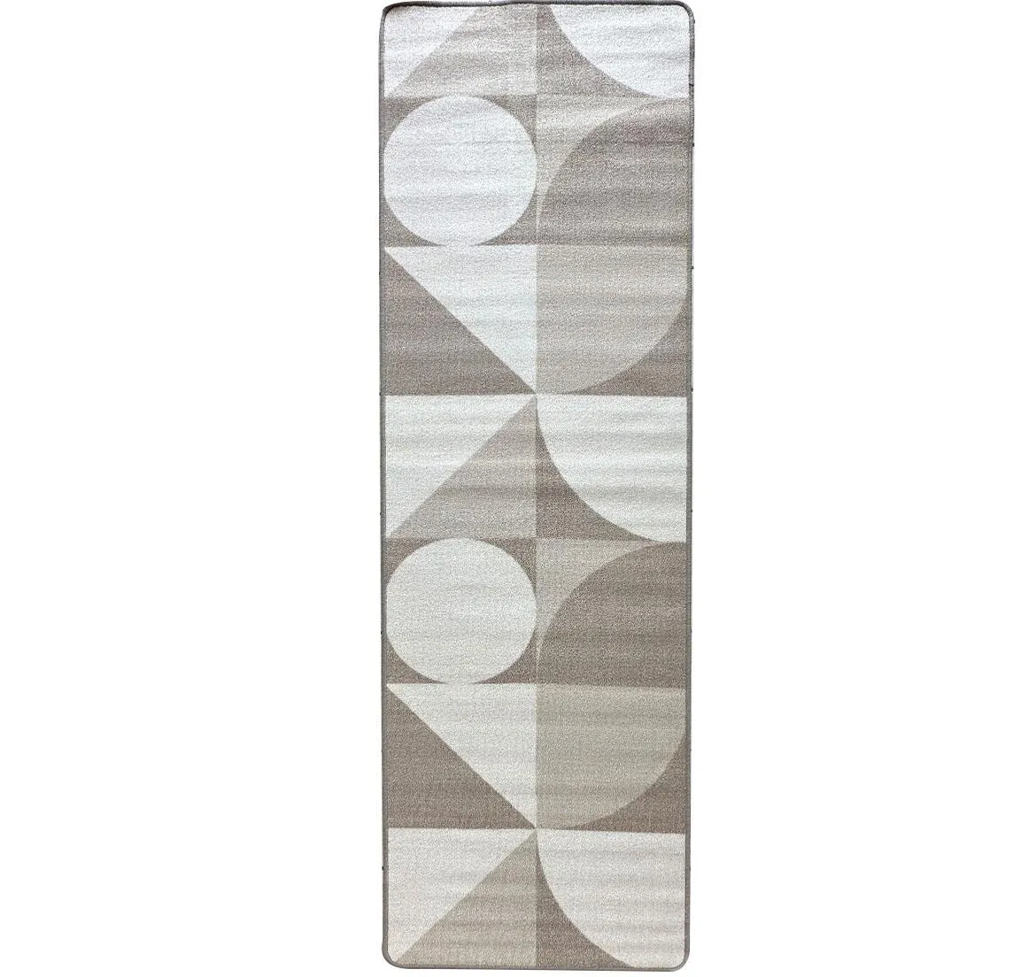 Tepih Geo 80 x 250 cm bež
