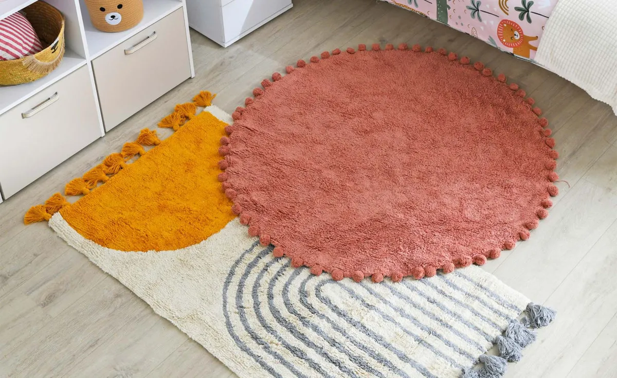 Tepih Pompom 120x120cm