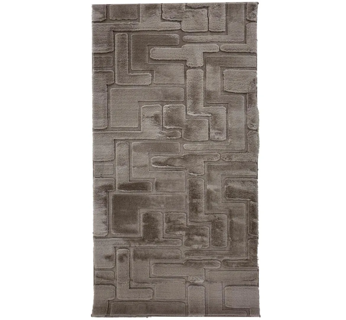 Tepih Rabbit Fur Luca III 160x230cm sivi