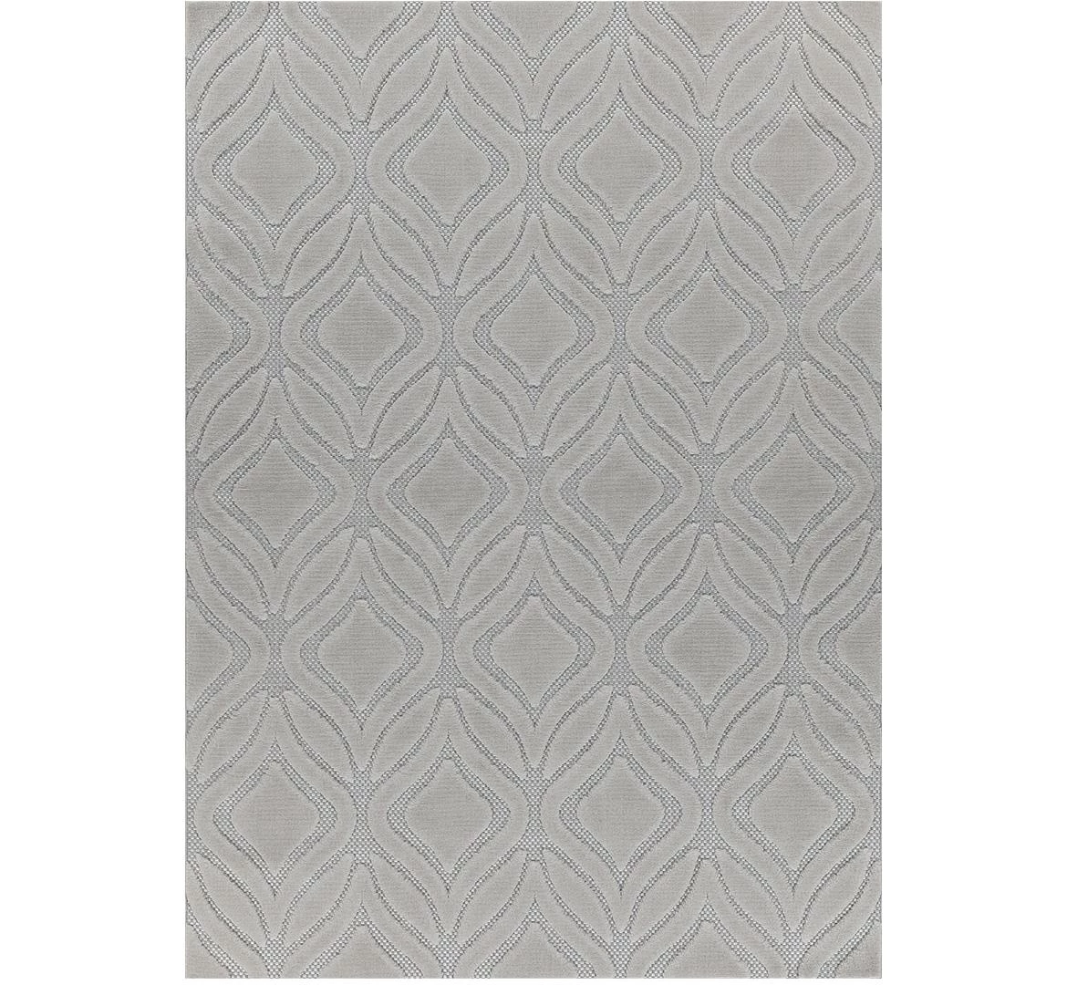 Tepih Santorini Wylie 133 x 190 sivi