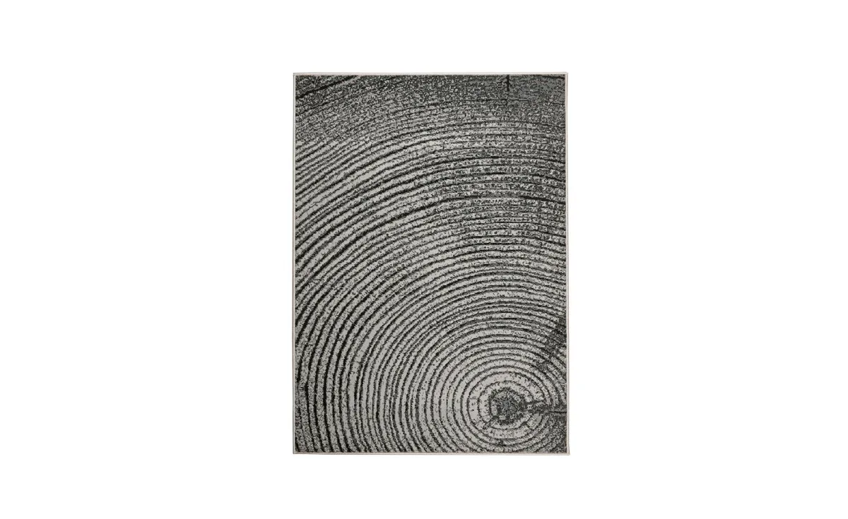 Tepih Shiraz Circle 120x170cm tamno sivi