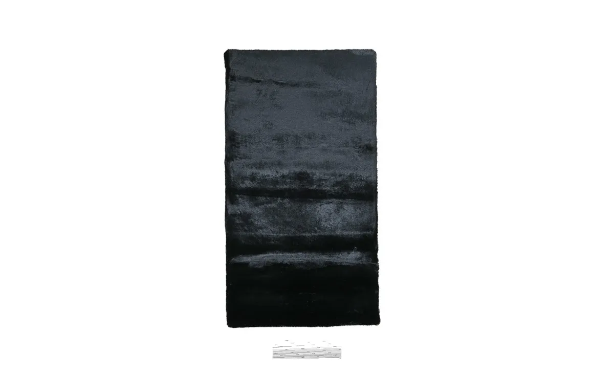 Tepih Wave Shaggy 80x150cm crni