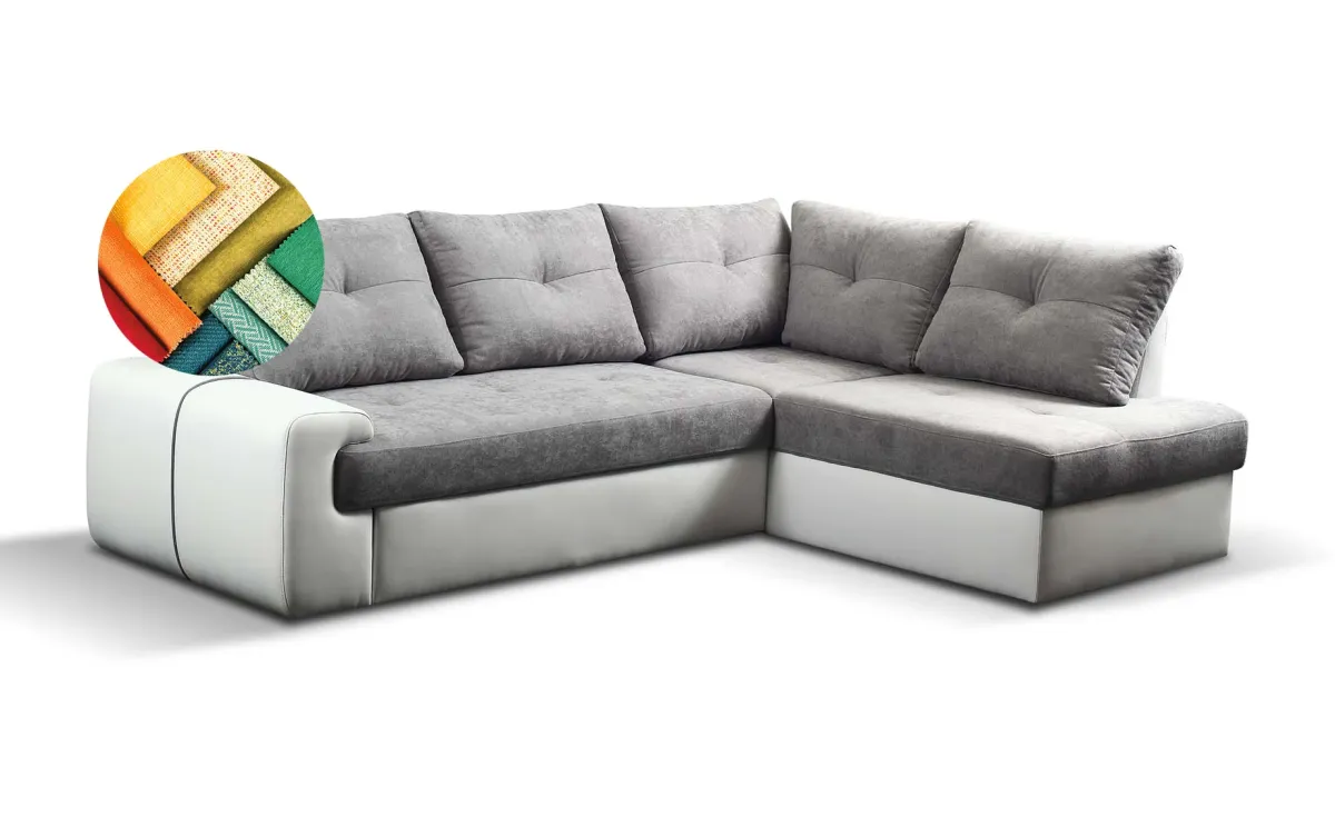 Toffi ugaona garnitura sa ležajem desna 242x177x85 cm