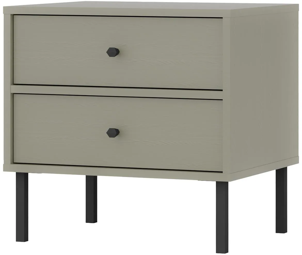 Tokyo 2 2S nocnik 2fioke 51,8x40,8x50 eucaliptus 801