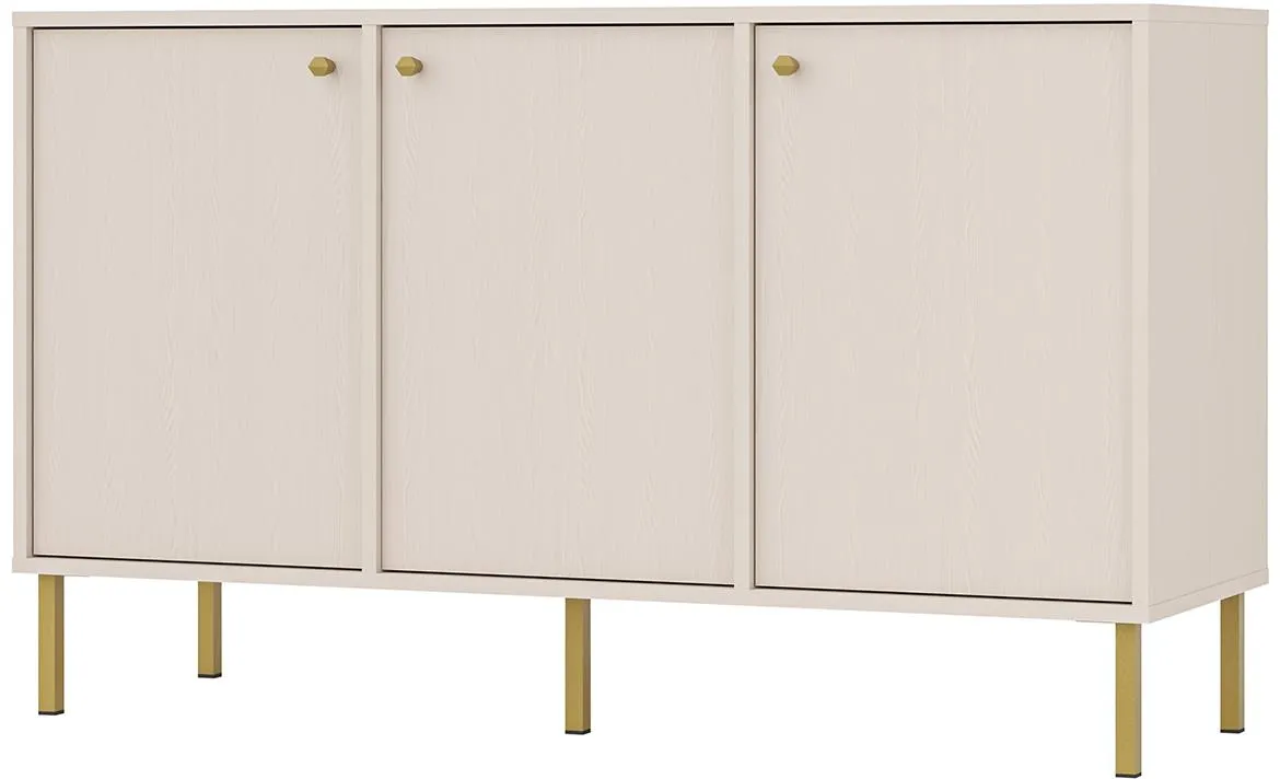 Tokyo 2 3F komoda 3vrata 124,5x40,8x73,9 bež 813