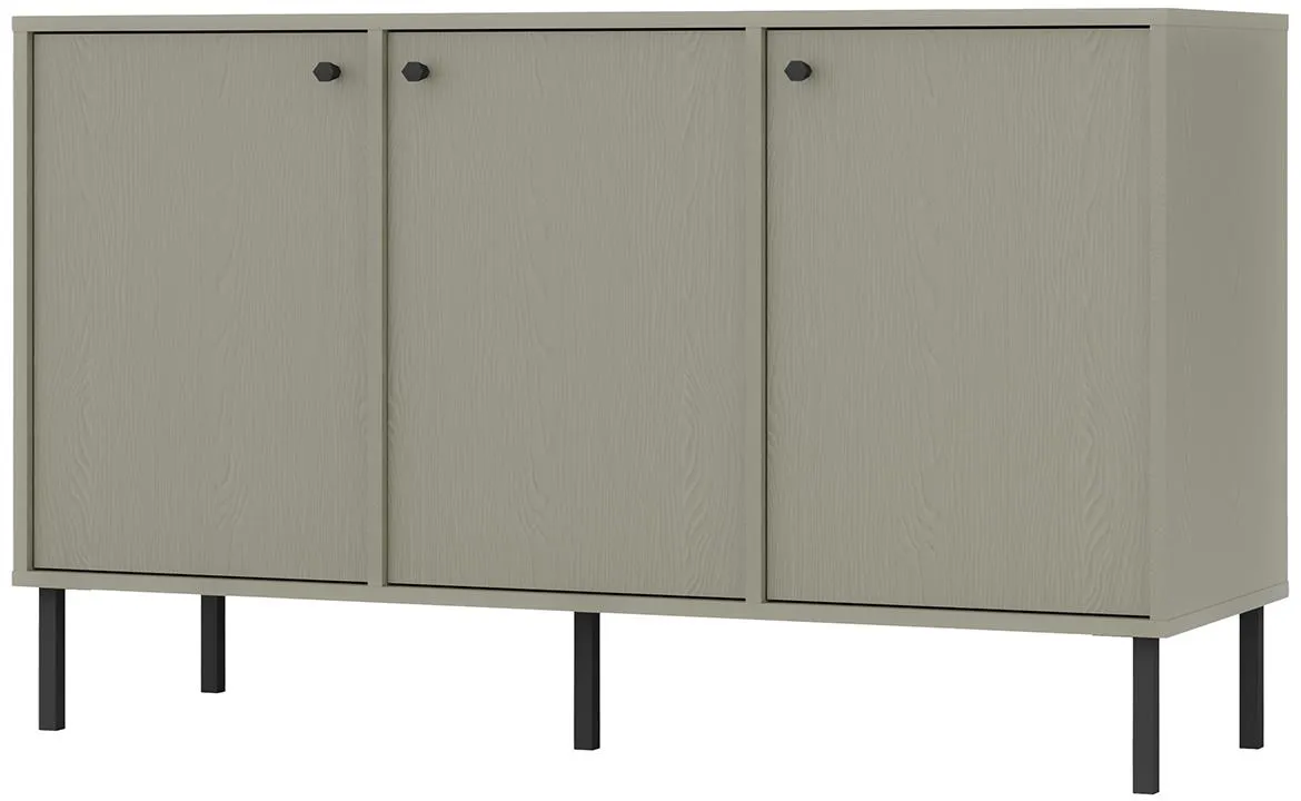Tokyo 2 3F komoda 3vrata 124,5x40,8x73,9 eukaliptus 813