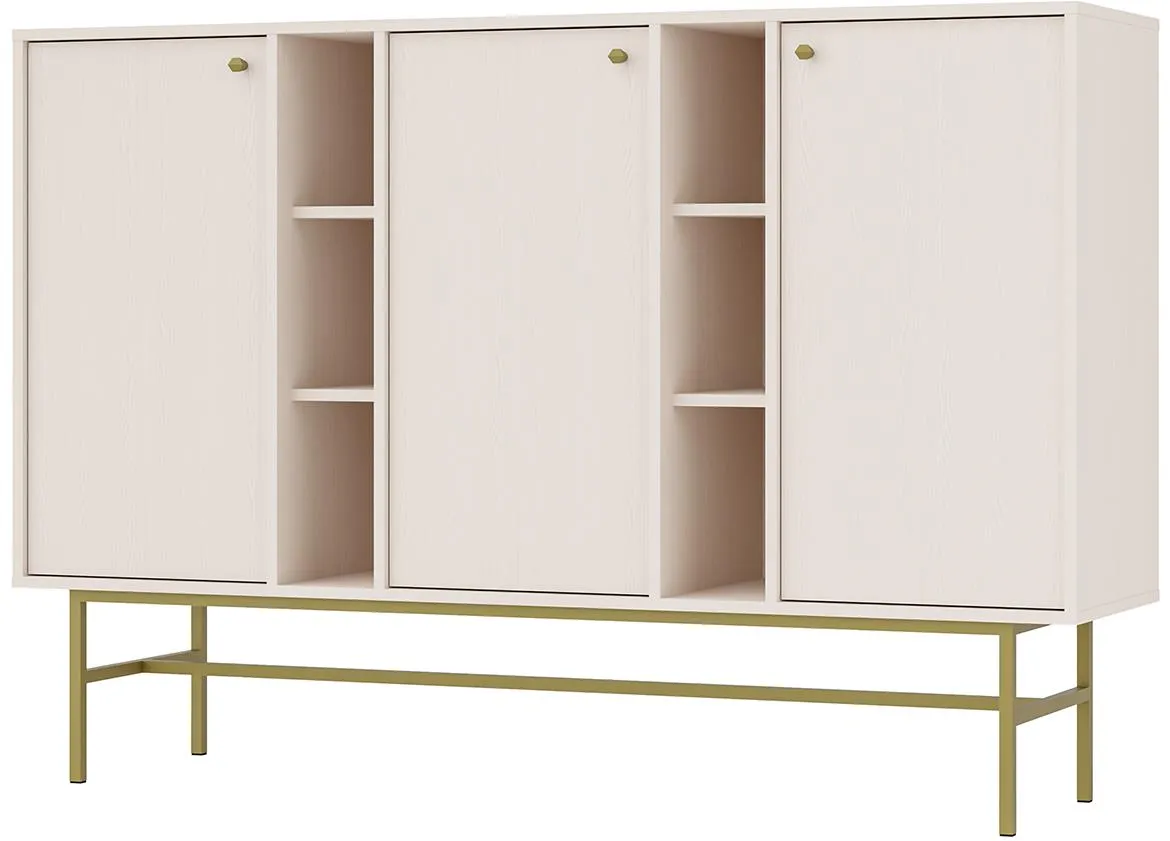Tokyo 3 3D komoda 3vrata 157,7x40,8x107,5  bež 823