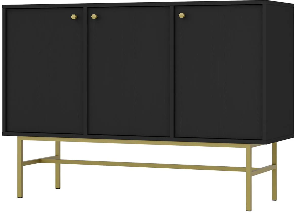 Tokyo 3 3F komoda 3vrata 124,5x40,8x86,4 bež 813