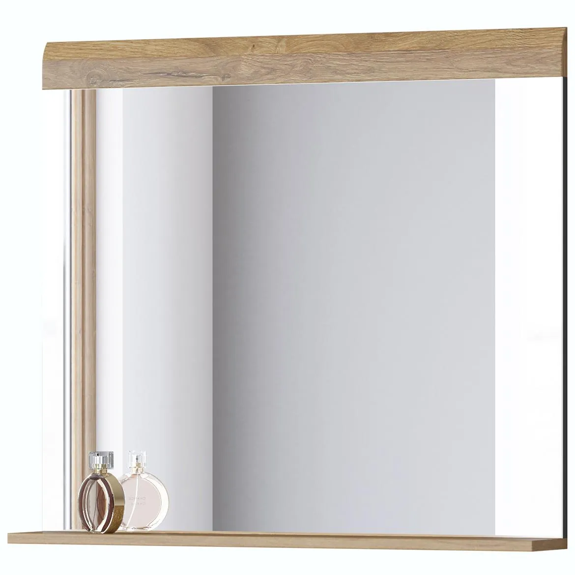 Toledo ogledalo 83x10x72 hrast/antracit sjaj