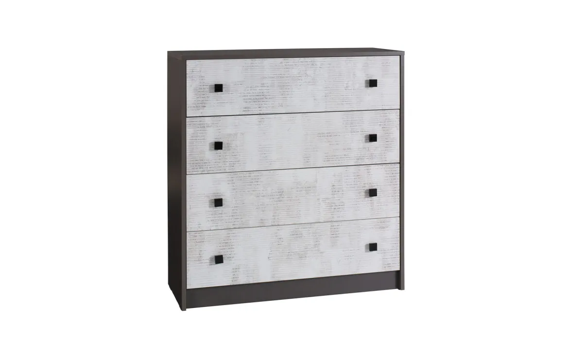 Tommy komoda 4 fioke 90x37x97 cm