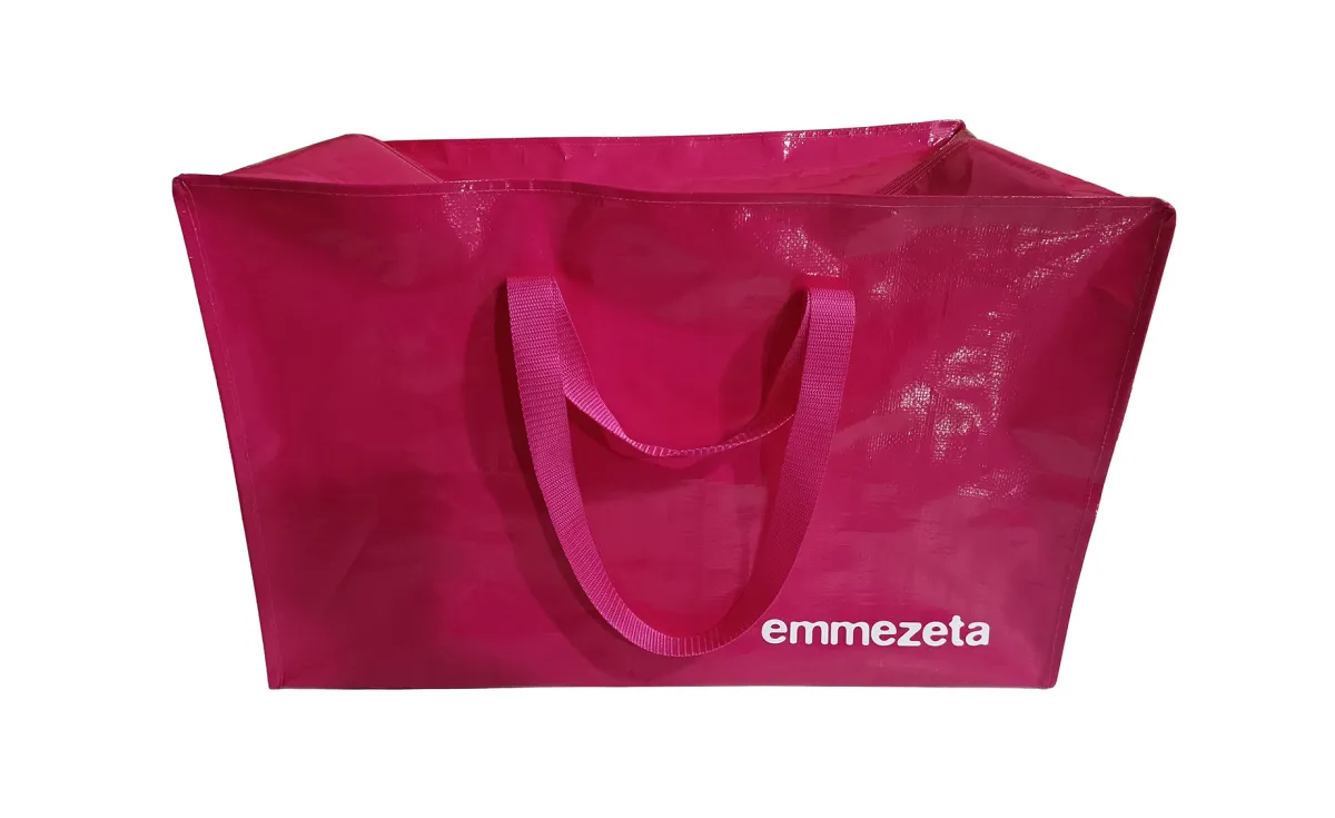 Torba za kupovinu Emmezeta sa rajfešlusom 62x37x40cm roza