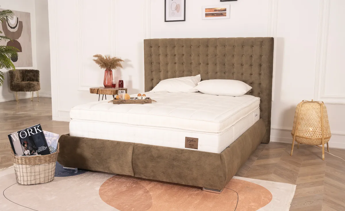 Torino krevet sa prostorom za odlaganje 166x210x144 cm zeleni