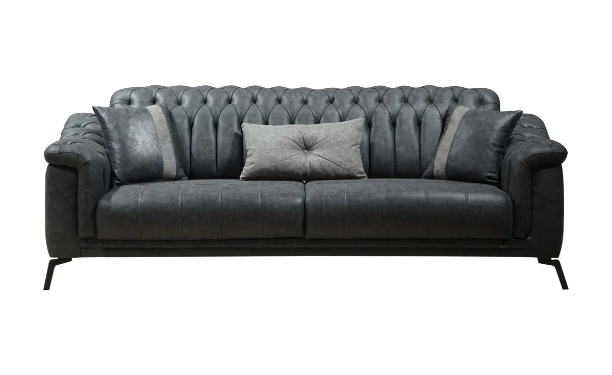 Toscano trosed sa ležajem sivi 232x96x85cm