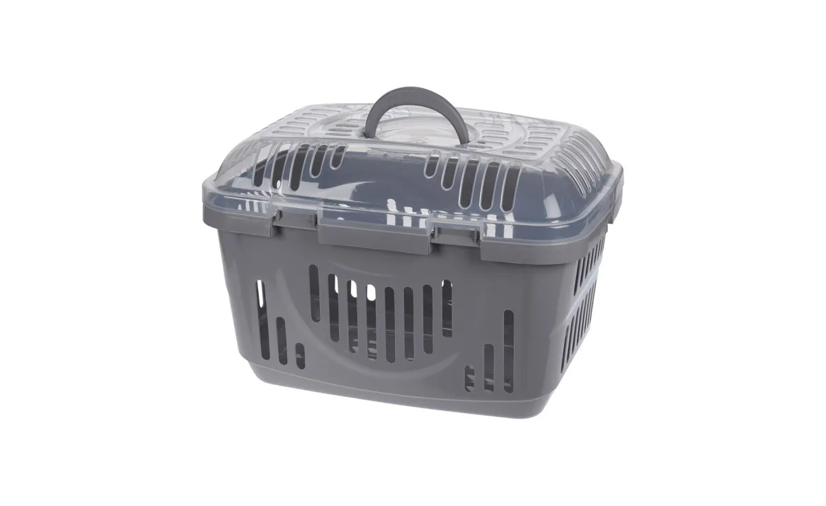 Transporter za pse i mačke 49x33xx33cm sivi