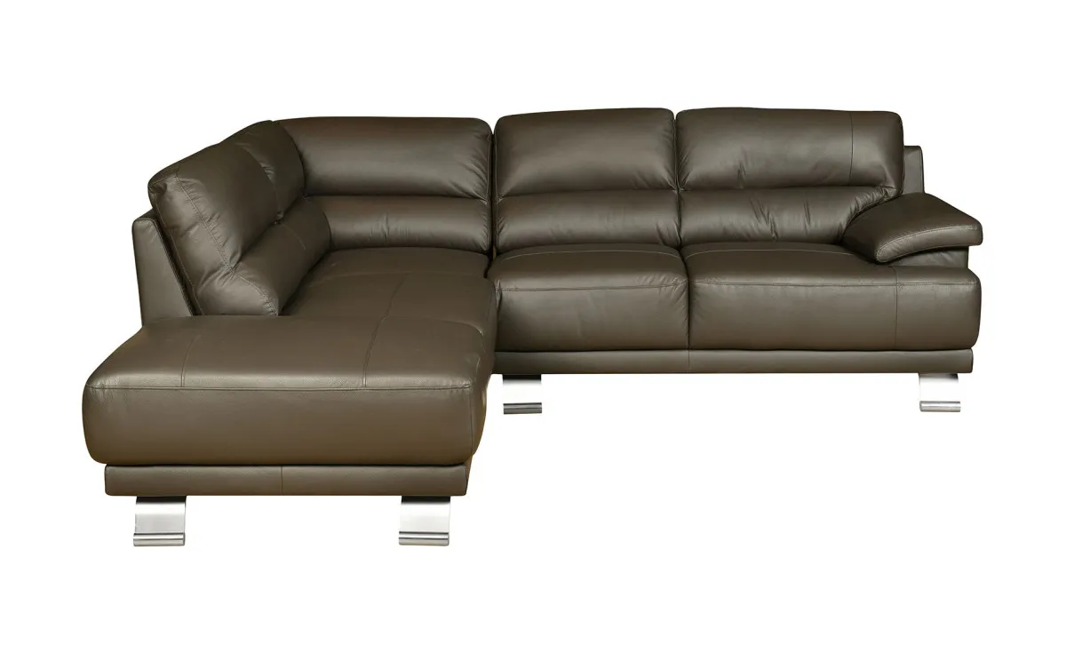 Tratto ugaona garnitura braon leva 245x226x89cm