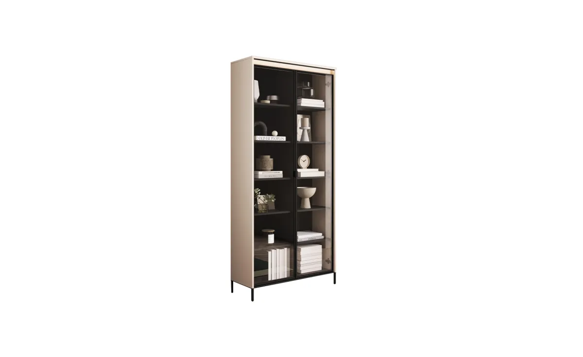 Trend visoka vitrina 2 vrata 92x34x196 cm