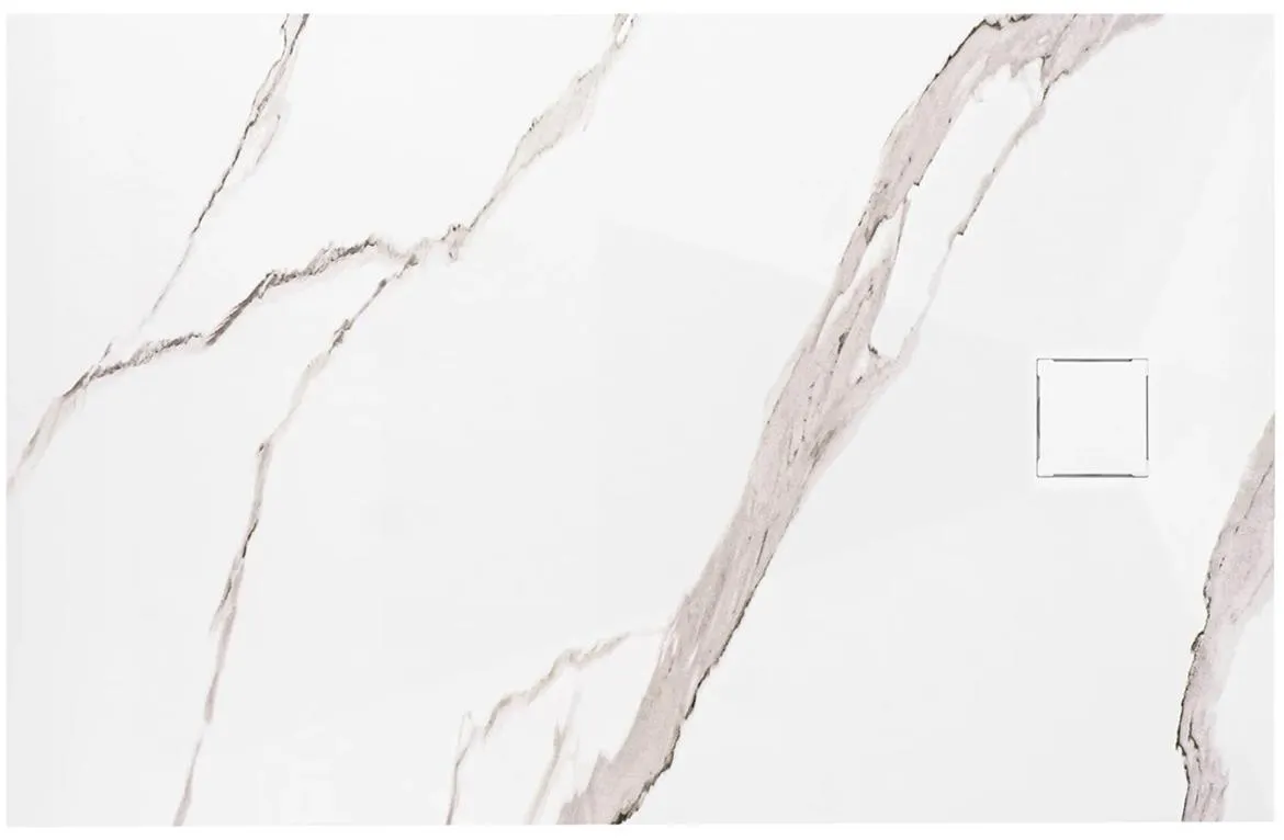 Tuš kada Magnum Carrara White 90x120x2,5 Rea K7006