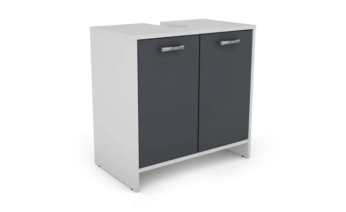 Tulon baza ispod umivaonika 62,5x36x61,5cm belo/siva