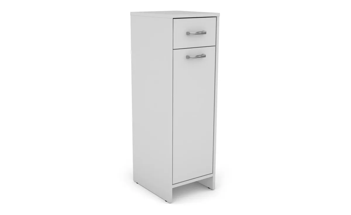 Tulon ormarić 1 vrata + 1 fioka 30,50x36x94cm beli